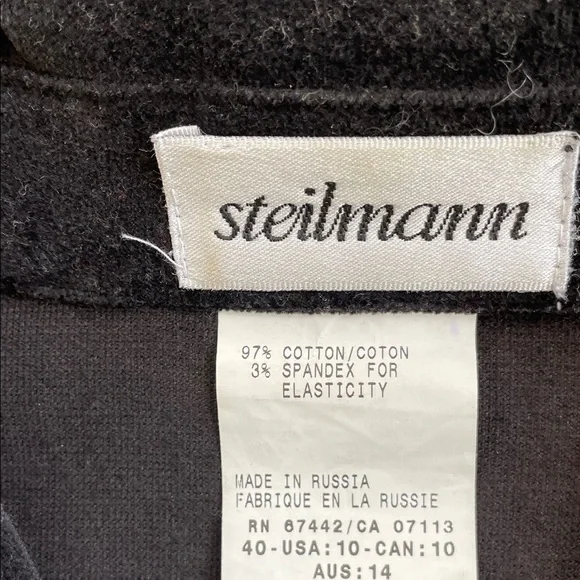 Vintage Velvet Heart Midnight Black Jacket - Faux suede - Picture 3 of 7